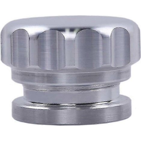 2023-2 Zoll 51 mm Aluminiumlegierung, aufgeschweißt am Einfüllstutzen und Autoteilen, modifizierter Kraftstofftankdeckel, Silber-fg (1/5)