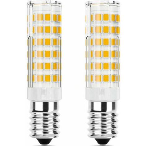 pieces of LED bulb E14 socket 7W power warm white 3000K positive white 6000K small Edison screw non-dimmable,Warm white light (1/5)