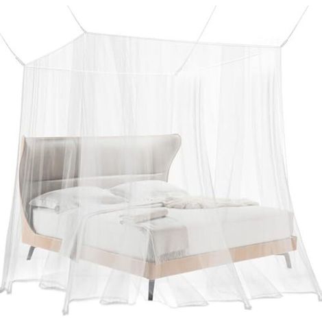 Bed Mosquito Net, Mosquito Net for Double Bed, Prevents Mosquitoes, Large Polyester Bed Mosquito Net, Mosquito Net for Camping, Home, Garden, 200x220x200cm (1/5)