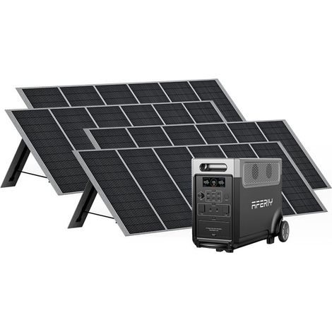 Tragbare Energie-Station - AFERIY - P310 - 3840Wh - 3600W - 4x 400W Panels
