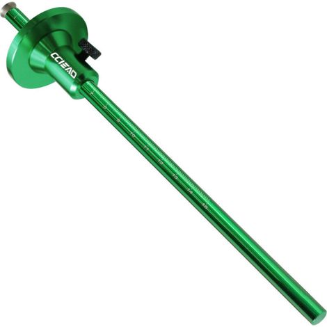 Outil à tracer pour le travail du bois Vert, longueur 22,4 cm 1 x outil à tracer à mortaise de type lame métrique/impérial Outil à tracer parallèle (1/5)