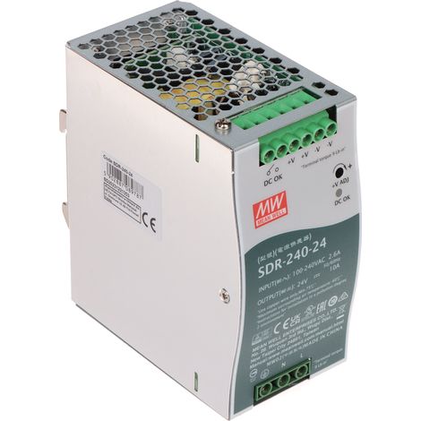 ALIMENTATORE SWITCH MEAN WELL SDR-240-24