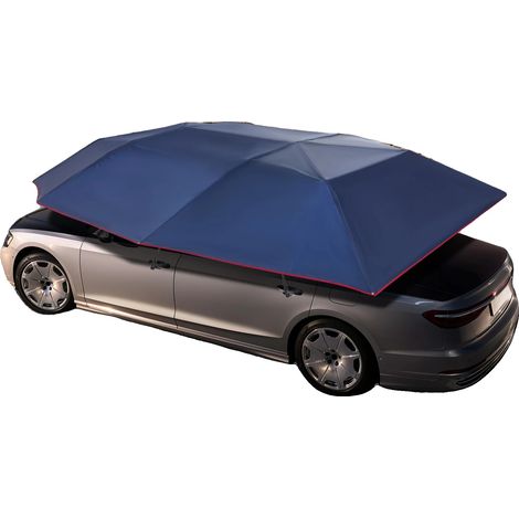 Housse de Auvent de Voiture, Design Portable, Protection Tous Temps, Bleu Marine (1/2)