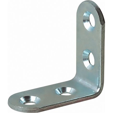 Stuhlwinkel, 60x60x15 mm, Stahl verzinkt Rundsprung, 10 Stück
