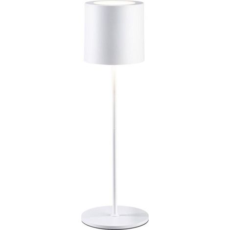 LAMPE À POSER EXTÉRIEUR LED TUNI IP44 DIMMABLE RECHARGEABLE USB HAUTEUR 35CM 2700K BLANC - 76999 (1/5)
