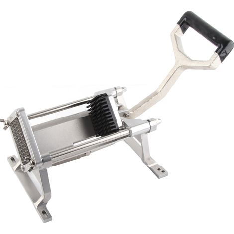 Trancheuse à légumes et fruits domestique en acier inoxydable, râpe à pommes de terre, ustensiles de cuisine, machine à frites manuelle commerciale (6 mm) (1/5)