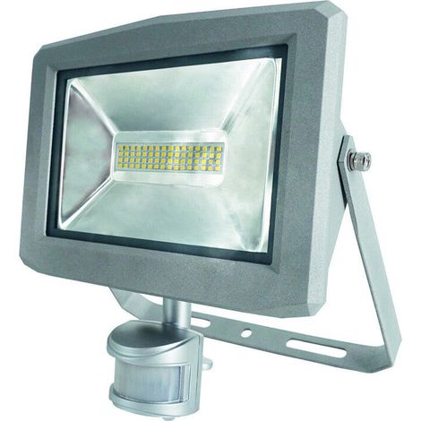 [NEUWERTIG] B-Ware as-Schwabe LED-Strahler Slimline CHIP 50W Bewegungsmelder neutralweiß 120° 4000K (1/2)