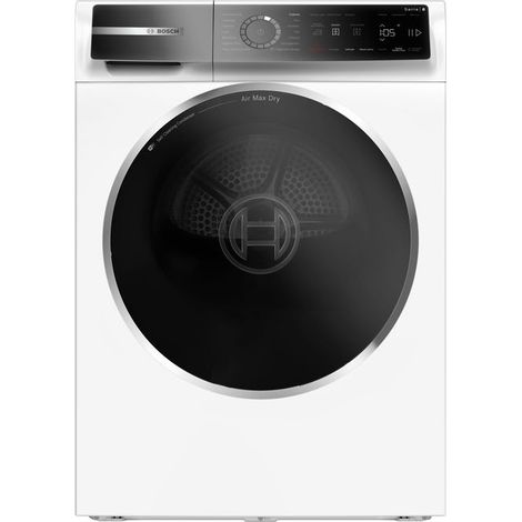 Bosch WRB247C0IT Serie 8 Asciugatrice Pompa di Calore 9 Kg Classe A Condensatore Autopulente Wi-Fi (84.2x59.8x67.5 cm) colore Bianco (1/2)