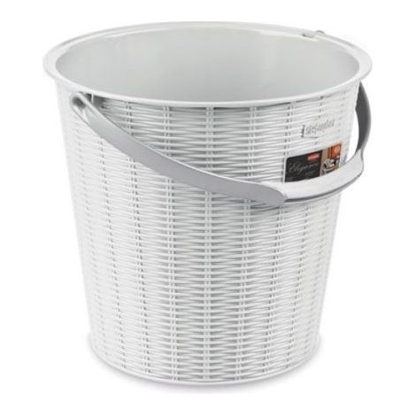 Stefanplast Secchio Moplen Elegance 10Lt Bianco