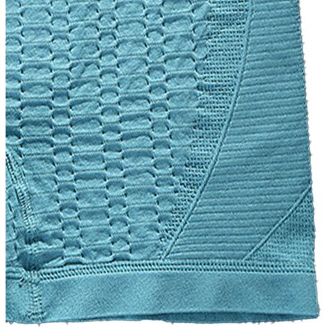 Damen-Sportshorts mit hohem Bund, figurbetonter Schnitt, nahtlos, atmungsaktiv, dehnbar, Yogashorts, geeignet für das tägliche Fitnesstraining, mintgrün, Einheitsgröße (42,5-75 kg / 93,7-165,3 lb). (1/5)