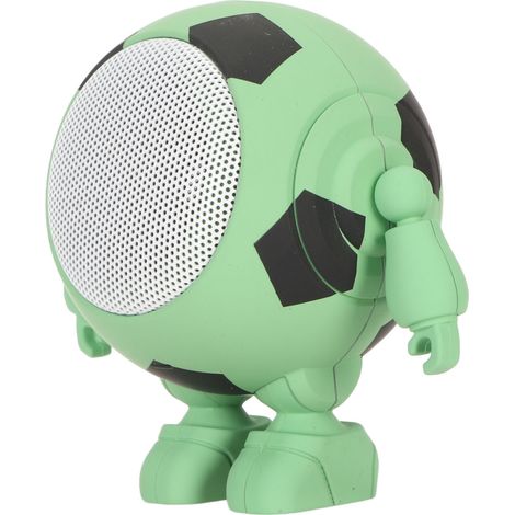Enceinte Bluetooth stéréo sans fil portable et compacte, idéale pour les fêtes à la maison (verte). (1/5)