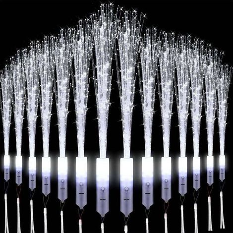 Rideau Lumineux, 20 LED, 2 m, Piles, Décor Chambre Noël Mariage Fête Anniversaire Halloween, Jardin, Terrasse, Extérieur, Balcon, Patio, Clôture, Intérieur (1/5)