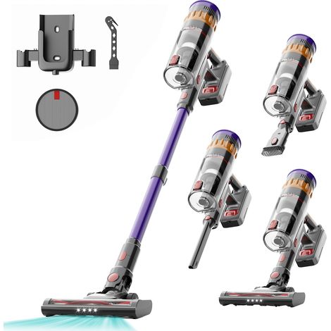 Lefant V1 Aspirateur Balai Sans Fil 3 en 1, 70000 Pa, 40 min Autonomie, 3 Niveaux de Vitesse, Écran Tactile, Idéal pour Poils d’Animaux