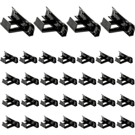 32 Pièces Clips de Drainage pour Panneau Solaire 30mm Clips de Nettoyage Panneau Photovoltaïques Evacuation Eau et Boue pour Panneau Photovoltaique Attache Panneau Solaire Durable (1/5)