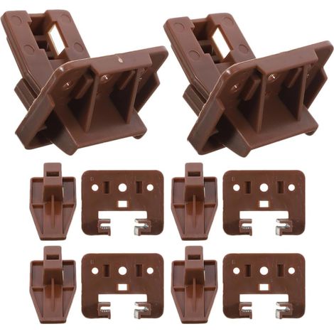 Lot de 6 glissières tiroir en ABS pour commode (1/5)