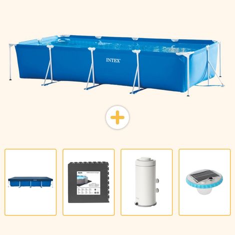 Intex Piscine Tubulaire Rectangulaire - 450x220x84 cm - 5-pièces S138 (1/5)