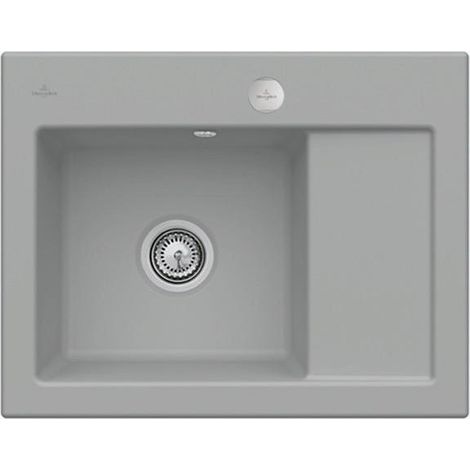 V&B Spüle SUBWAY 45 COMPACT 650x510mm Be li Exzenterbet. fossil