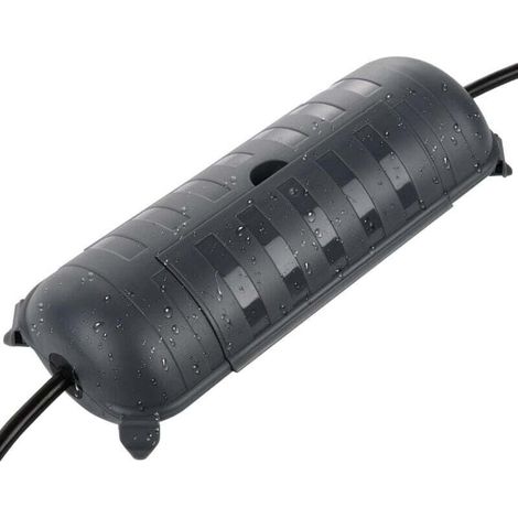 IP44 Wasserdichtes Schutzgehäuse für Steckdosen – Wetterfest – Schutz für Kabel und Außendekorationen – 29 cm x 11 cm x 7,5 cm
