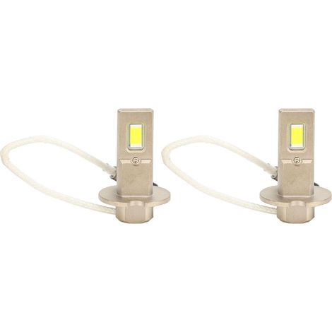 Ampoules de phares Led H3 universelles, Super lumineuses, Plug and Play, 6000K, 2500 Lm, pour voiture, DC12V.