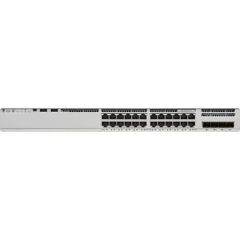 Cisco Catalyst C9200L, Switch Gestito Layer 3 Ethernet Gigabit con Supporto PoE+ a 24 Porte, Grigio (CATALYST 9200L 24-PORT POE+ - 4 X 1G Network Advantage)