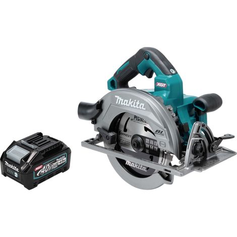 Sierra circular a batería Makita HS 003 GM1, 40 V máx., 190 mm, sin escobillas + 1 batería de 4,0 Ah —sin cargador— (1/5)
