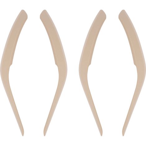 Quattro coperture per maniglie interne delle portiere (sinistra/destra) per BMW X1 E84 (modelli 2010-2016), beige.