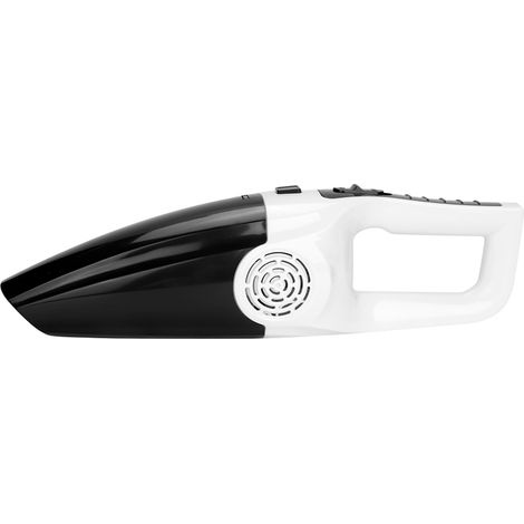 Aspirateur Voiture Portable 120W 3600mbar Sec et Humide, Nettoyeur Main Autobulance Noir Blanc (1/4)
