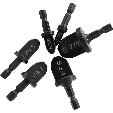 6 pièces Tube Expander Roulement En Acier Hex Handle Air Conditioner Tuyau De Cuivre Outil D'emboutissage Ensemble Multifonction Tuyau De Cuivre Tornade Outil (1/4)