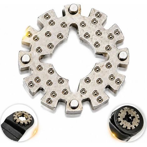 Universaladapter für oszillierende Sägeblätter, Multicutter-Adapter für Bosch, Makita, Fein, Adapter kompatibel mit Universalschaft, für Sägeblätter, vielseitig und robust (1/5)