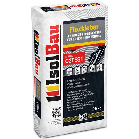Adesivo per piastrelle IsolBau Flexkleber C2TES1 - 25 kg (1/4)
