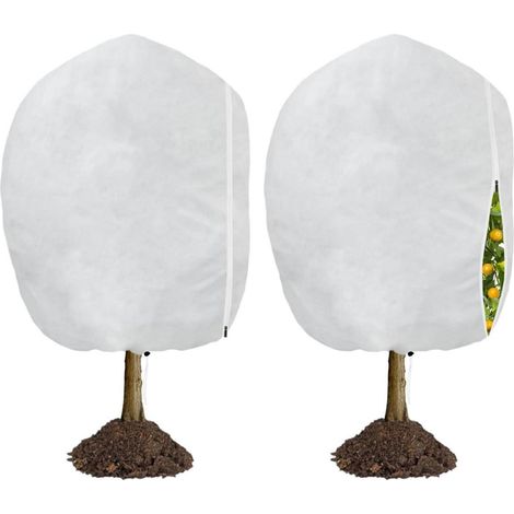 2x Winterschutzhaube für Pflanzen 210x180cm, Frostschutz Gartenvlies atmungsaktiv (1/5)