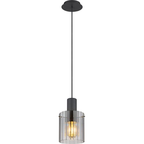Globo TIRIL Suspension mince, anthracite mat, 1 x E27 (1/5)