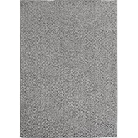 Ayyildiz  Tapis Moderne - Structure 3D Cube - Motif Tressé - Salon Tapis Court - Gris - 200 cm x 290 cm
