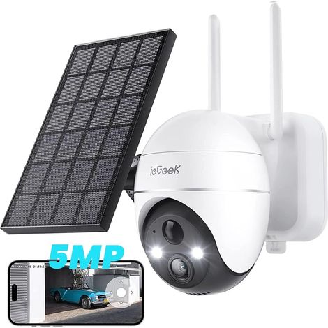 ieGeek ZS-GX4S 5MP/QHD IP65 WiFi Solar Blanco (1/5)