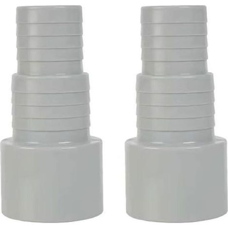Lot de 3 raccords de tuyau de piscine de 50 mm avec raccord intérieur de 32 mm/38 mm, adaptateur de (1/4)