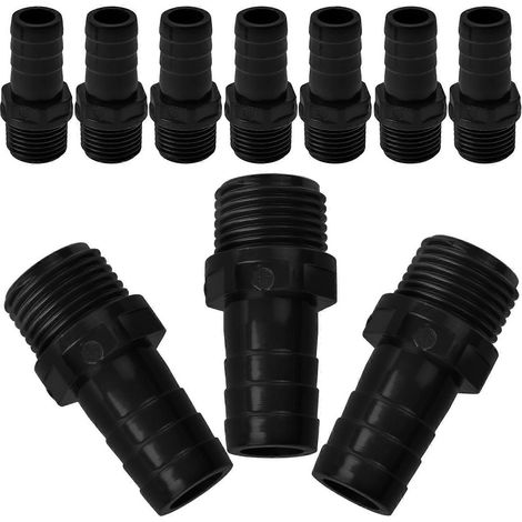 Kit de raccords rapides pour tuyau d'arrosage résistant, comprenant 50 adaptateurs en PVC (1/5)