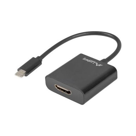 ADAPTATEUR AD-UC-HD-01 USB TYPE-C MÂLE VERS HDMI FEMELLE RÉSOLUTION JUSQU'À 19201200 LONGUEUR 15CM (1/2)