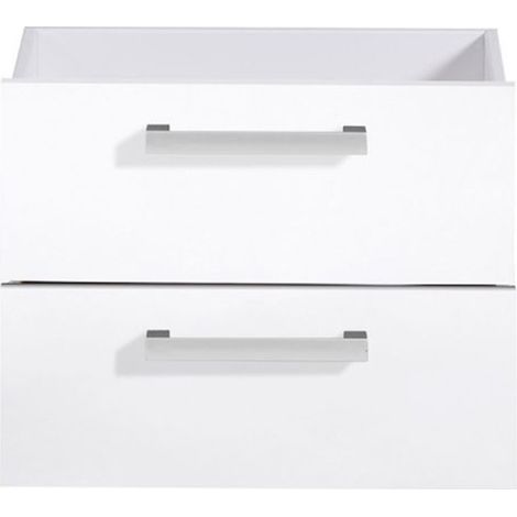 Assemblage 2 Tiroirs pour Étagère "Kazed" 42cm Blanc