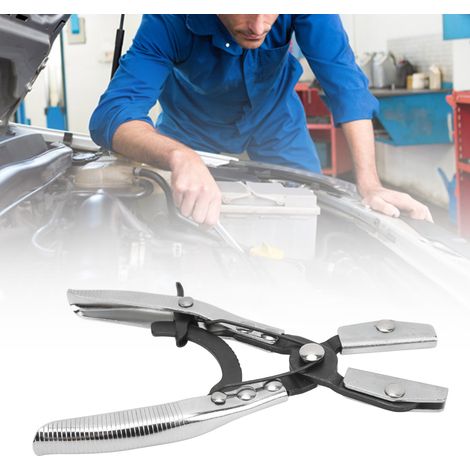 Pince à crémaillère universelle rotative pour tuyaux de radiateur, frein et liquide de refroidissement automobile - 8 pouces / 20,3 cm