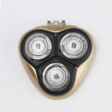Ersatzscherköpfe kompatibel mit dem Philips AT750 Rasierer, Gold