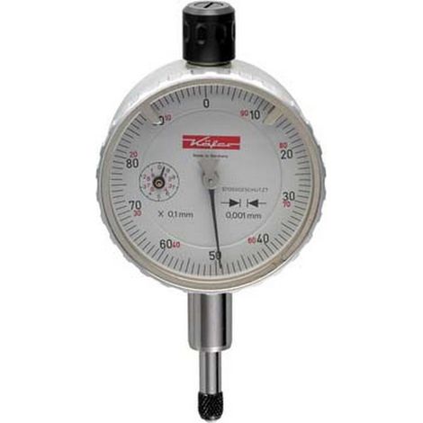 Quadrante Micrometro Calibro Con Meccanismo Indicatore, Diametro Esterno 40 Mm, Lettura 0,001 Millimetri Campo Di Misura 1 Mm Un Turno Dell'Ago: 0,1 Millimetri (1/2)