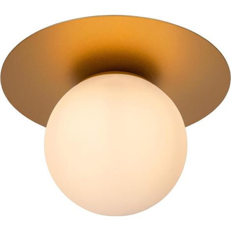Lucide TRICIA - Deckenleuchte - Ø 25 cm - 1xE27 - Mattes Gold / Messing (1/4)