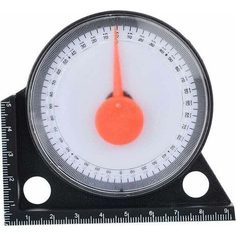 Mini inclinometro, strumento di misurazione, goniometro, livella, rilevatore di inclinazione e angolo, clinometro, misuratore di angolo di pendenza con base magnetica