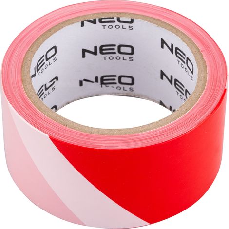 Nastro di segnalazione rosso e bianco 50 mm x 100 m (1/5)