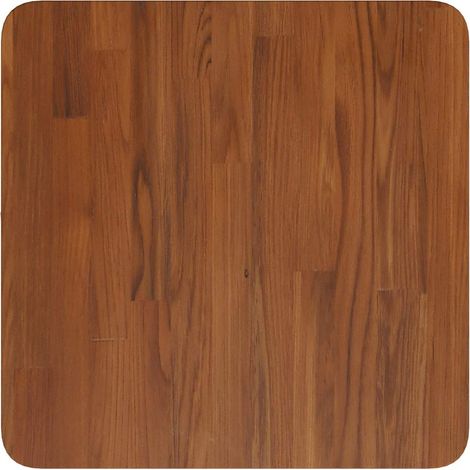 Piano Tavolo Piano Scrivania Quadrato Marrone Scuro 40x40x2,5cm Rovere Trattato DAS898987 (1/5)