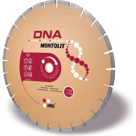 DIAMOND DISC 400 MM FOR GREEN MIXED CONCRETE FLOOR SAW MONTOLIT DNA SXF400