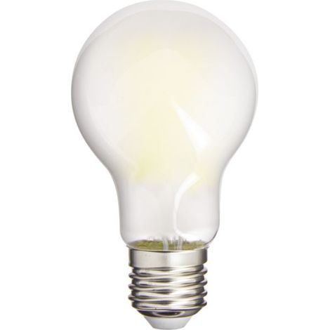 Ampoule à filament LED A60 Opaque, culot E27, 7,2W (eq. 100W), 1521 lumens, Blanc chaud, Classe A (1/5)