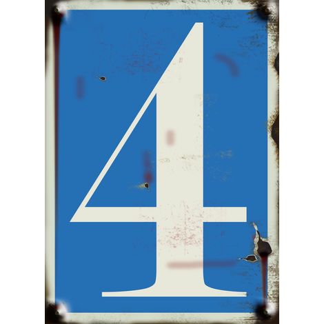 N°4 - vintage souple adhésif fond bleu - 4004648