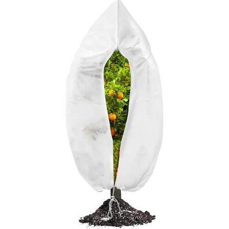 Voile D'hivernage Housse Hivernage Plante Exterieur Voile Hivernage Plante Exterieur Housses de Protection pour Plantes Sac Jardin Bache Protection Contre Le Froid et Le Gel Bâche Arbustes (1/5)
