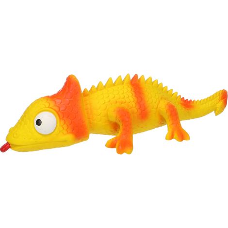 Jouet Lizzy Caméléon Jaune 30 cm pour chien - Flamingo (1/3)